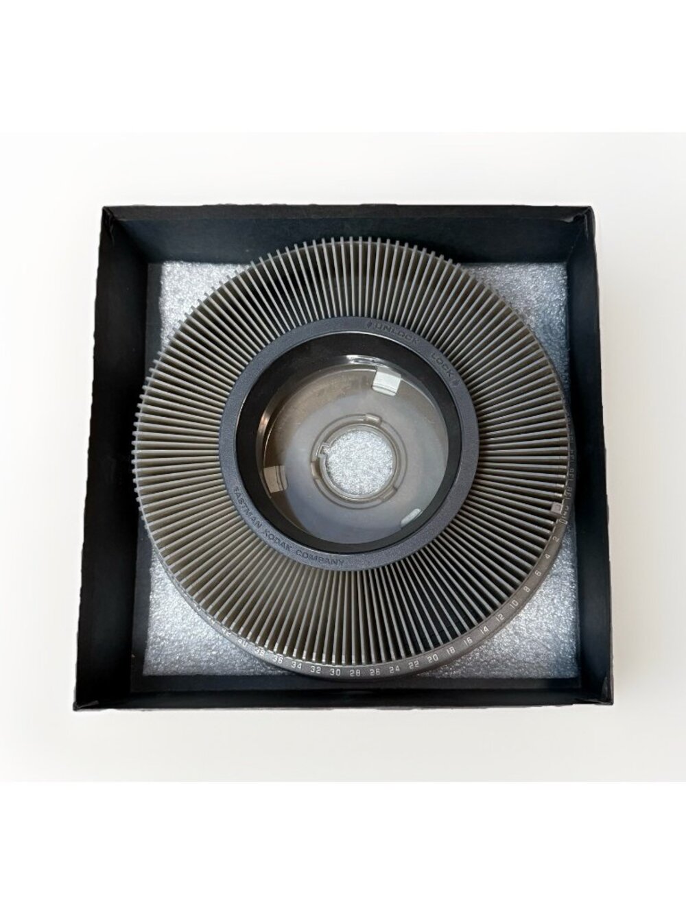 Vintage Kodak Carousel Transvue 140 Slide Tray For Projector In Original Box